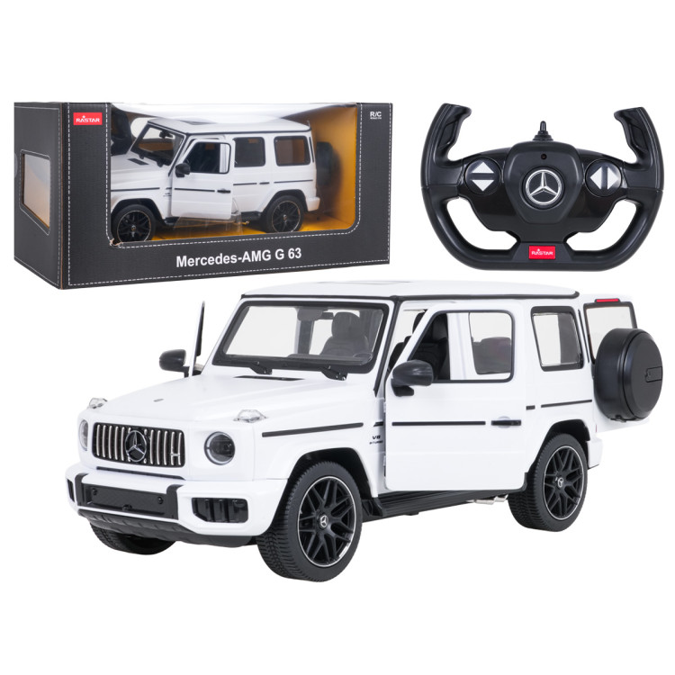 Auto na diaľkové ovládanie 1:14 Mercedes AMG G63 Biele RASTAR